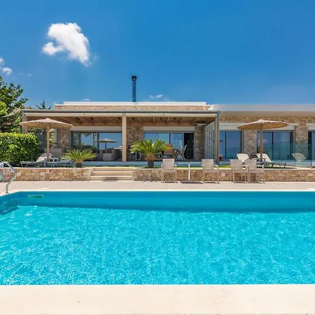 Villa Premium Seaview Gg With Private Pool, Sauna And Gym Kokkini Hani