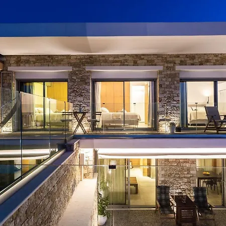 Villa Premium Seaview Gg With Private Pool, Sauna And Gym Kokkini Hani